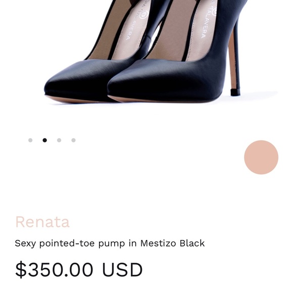 Shiny Black Lidia Talavera Heels US10 - Picture 9 of 9